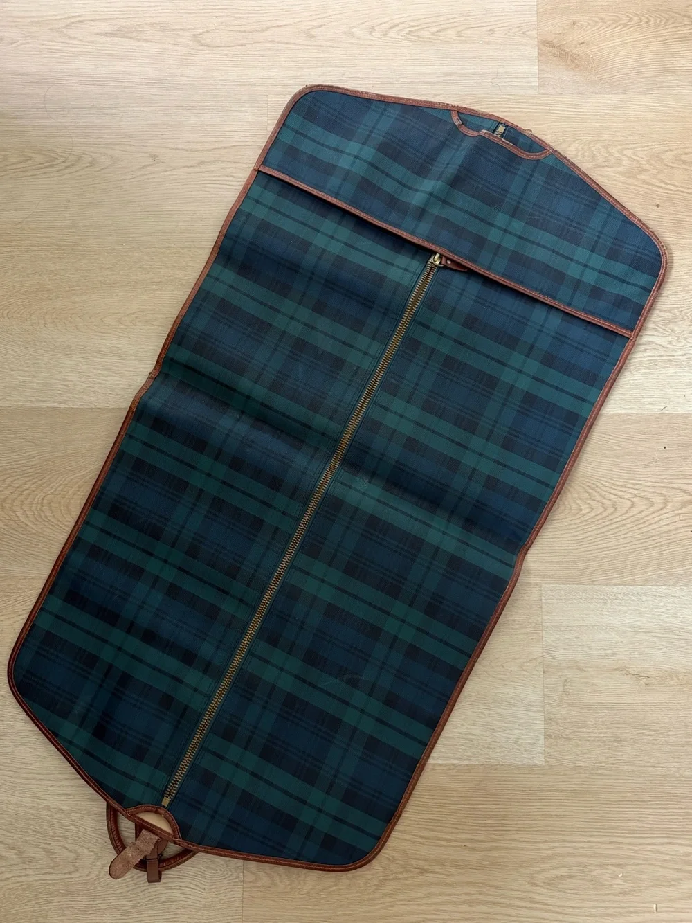 Polo Plaid Garment Bag